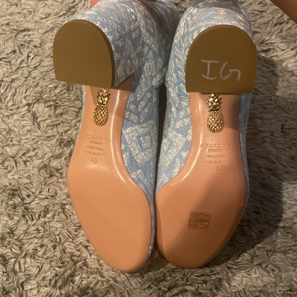 Aquazzura Brooklyn Embroidered Denim boots - Picture 7 of 7